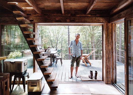 Fashion Designers Remote Cabin in New York cab 1 Fashion Designers Remote Cabin in New York