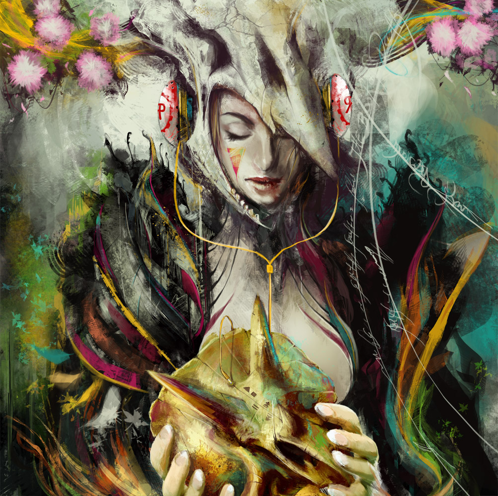 Vividly Messy Digital Paintings from Muju cd cover1 Vividly Messy Digital Paintings from Muju