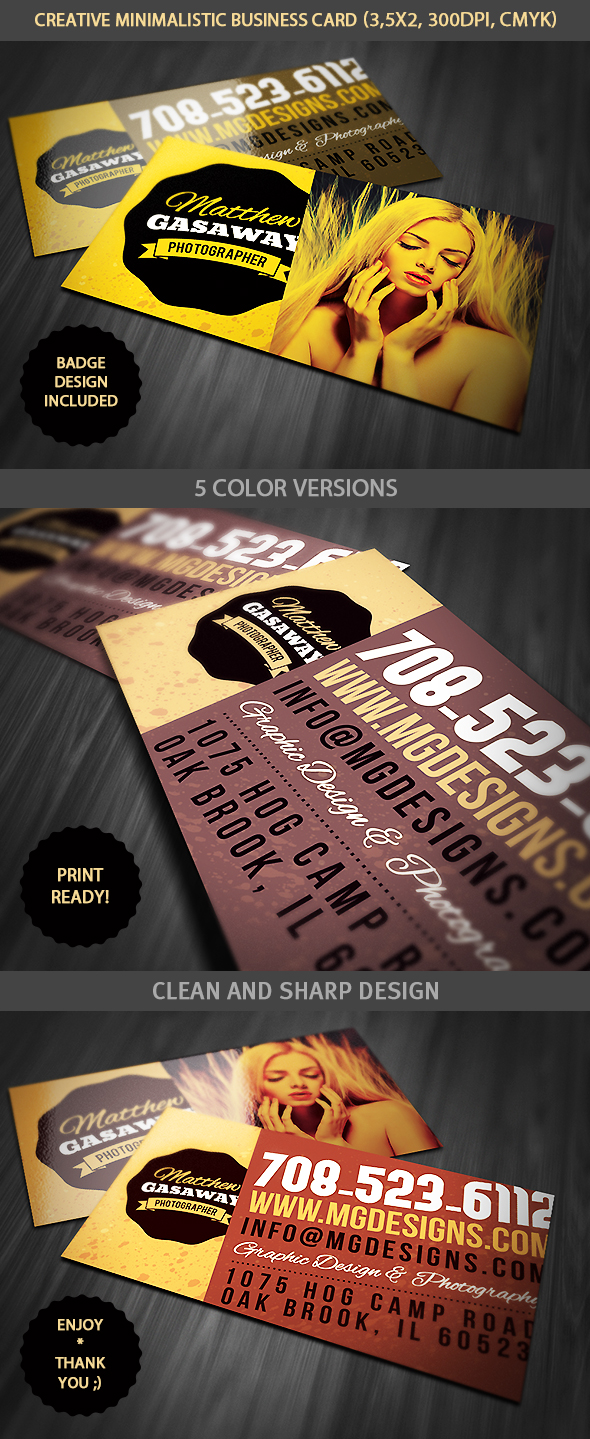 cruzine45b Creative business card templates