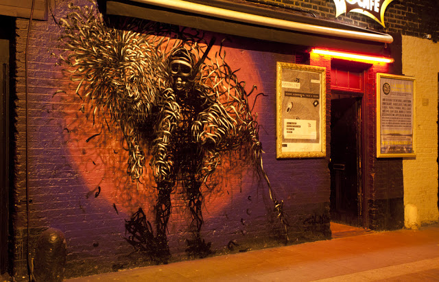 Streetart: DALeast New Murals In London da least murals 00a Streetart: DALeast New Murals In London
