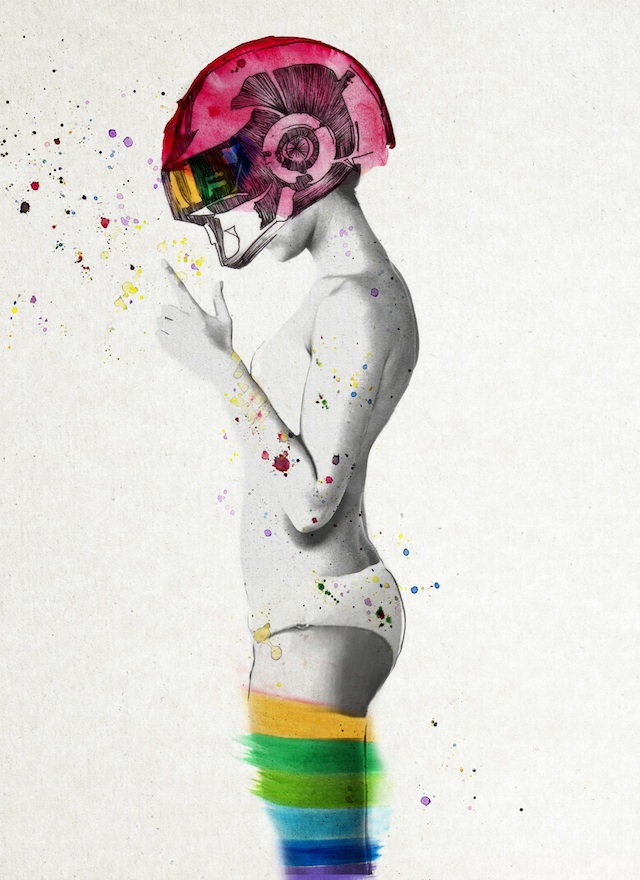 Sneak Peek: New Daft Punk Inspired Art Show daftpunk03 Sneak Peek: New Daft Punk Inspired Art Show
