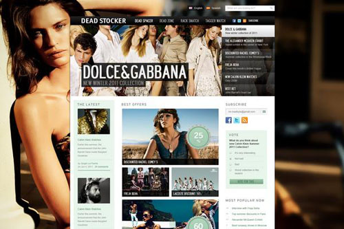 Dead Stocker – Free PSD Fashion Website Template deadstocker Dead Stocker – Free PSD Fashion Website Template