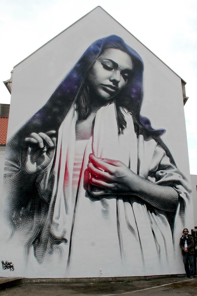 el mac denmark 01 Streetart: El Mac New Mural In Aalborg