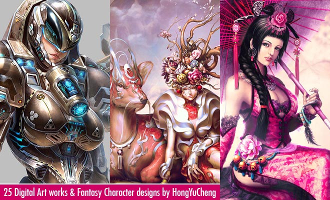 25 Mind Blowing Digital Art works and Fantasy Character designs by Hong Yu Cheng f650 25 Mind Blowing Digital Art works and Fantasy Character designs by Hong Yu Cheng