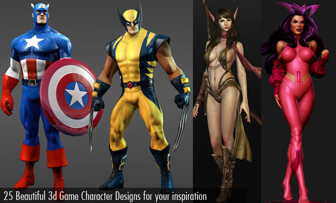 25 Most Beautiful 3d Game Character Design examples for your inspiration f740 25 Most Beautiful 3d Game Character Design examples for your inspiration