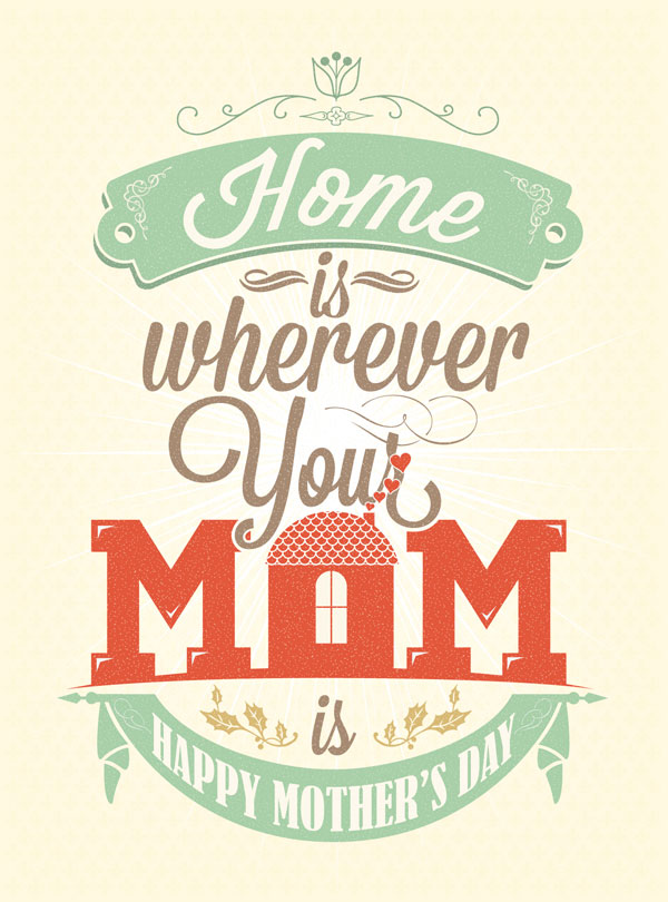 happy mothers day designs A Beautiful Collection of Mothers Day Typography