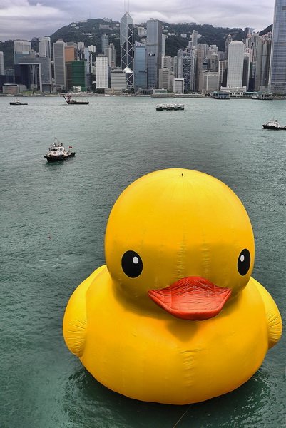Giant “Rubber Duck” by Florentijn Hofman hongkongduck04 Giant “Rubber Duck” by Florentijn Hofman
