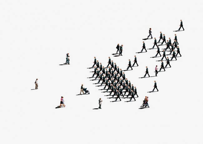 img4 9051 650x463 Crowd I & II by Justine Blau