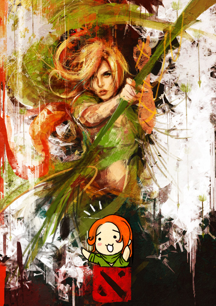 Vividly Messy Digital Paintings from Muju is it raining arrows1 Vividly Messy Digital Paintings from Muju