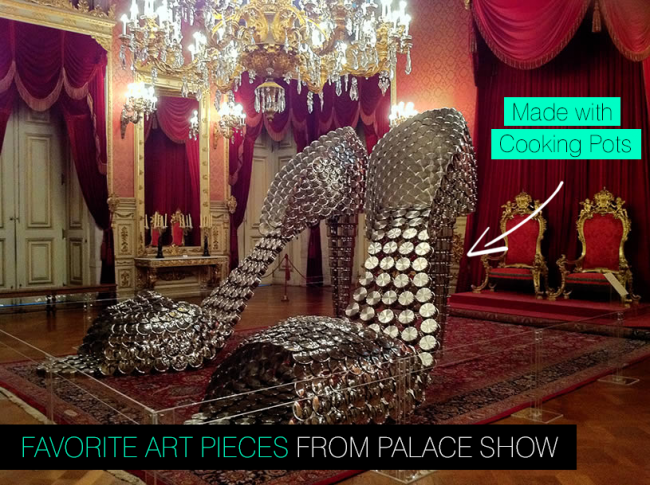 joana vasconcelos 03 650x485 Favourite Art Pieces from Palace Show
