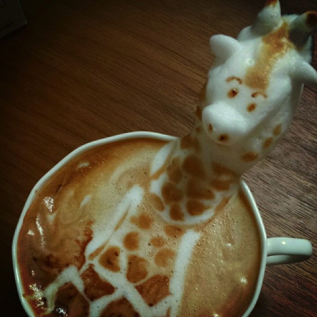 kazukiyamamoto3dlatteart1 650x650 3D Coffee Art by Kazuki Yamamoto