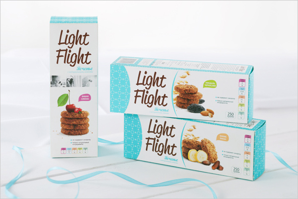 light flight biscuit packaging ideas 2 New Collection of Biscuits & Cookies Packaging For Inspiration