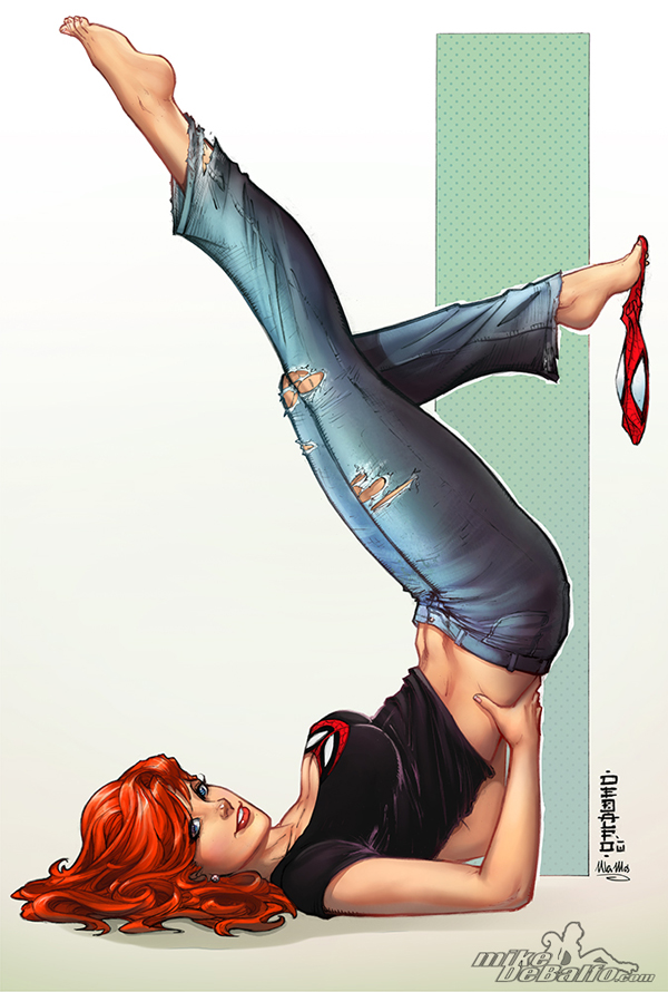 mary jane by squirrelshaver Comic Book Illustrations by Mike DeBalfo