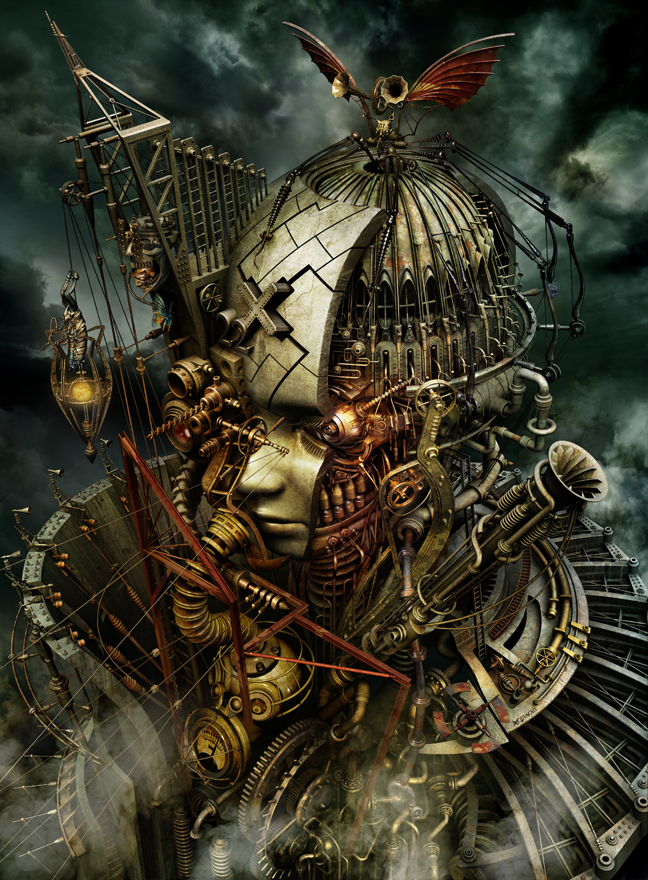 mechanical 3d digital art by kazuhiko nakamura 141 Mechanical 3D Digital Art by Kazuhiko Nakamura