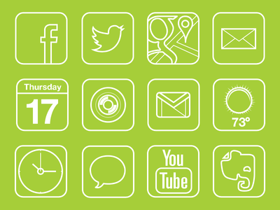 50 Inspiring Examples of Flat User Interfaces outlinecons 1x11 50 Inspiring Examples of Flat User Interfaces