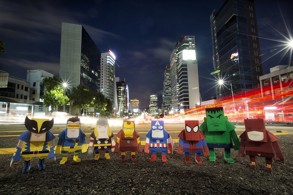 Your Favorite Marvel Superheroes Remodeled as Paper Toy paper toy 06 Your Favorite Marvel Superheroes Remodeled as Paper Toy