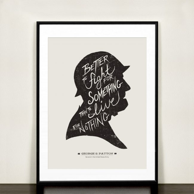 World Leader Quotes Better to fight for something than to live for nothing. George S. Patton patton 02 650x650 World Leader Quotes Better to fight for something than to live for nothing. George S. Patton
