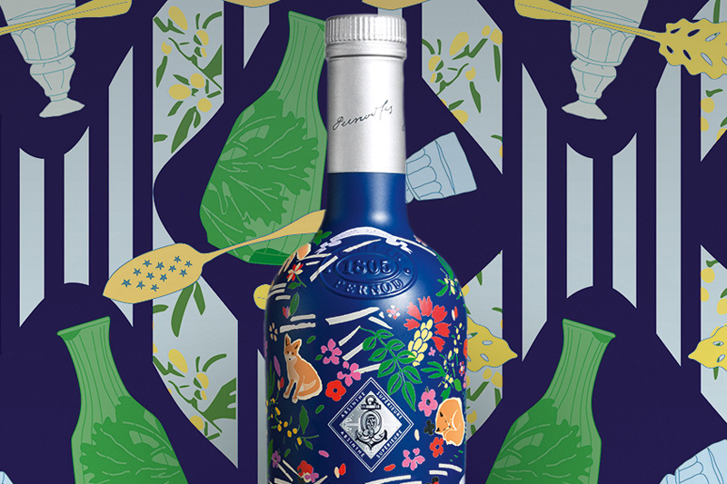 Kitsune X Pernod looks smart as a Fox pernod maison kitsune 1 Kitsune X Pernod looks smart as a Fox