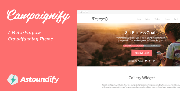 Create Your Own Kickstarter Website With These WordPress Themes product banner large preview11 Create Your Own Kickstarter Website With These WordPress Themes