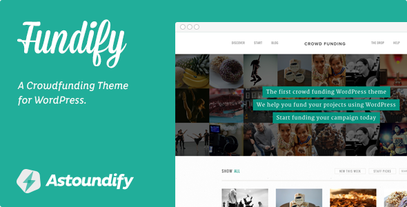 Create Your Own Kickstarter Website With These WordPress Themes product banner large preview111 Create Your Own Kickstarter Website With These WordPress Themes
