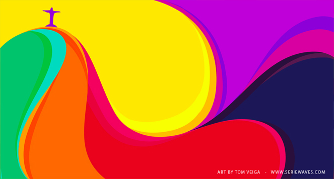 Killer Curves: Colorful Illustrations by Tom Veiga rio1 Killer Curves: Colorful Illustrations by Tom Veiga