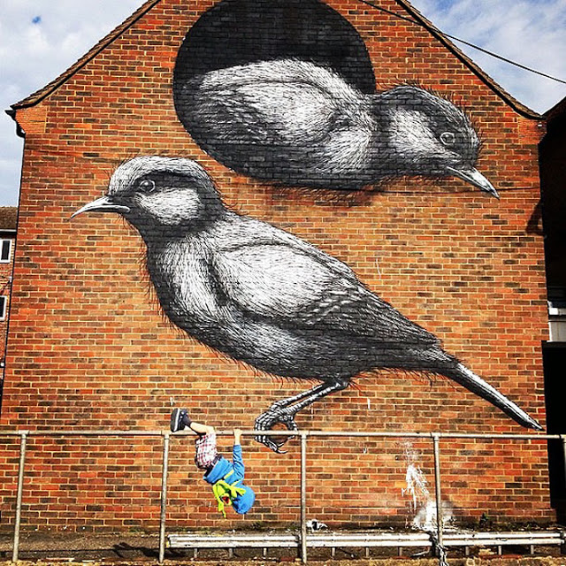 ROA: New Murals in London and Chichester roa murals uk 06 ROA: New Murals in London and Chichester