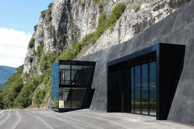 Contemporary Carved Out Rock Building in Italy rock 1 Contemporary Carved Out Rock Building in Italy