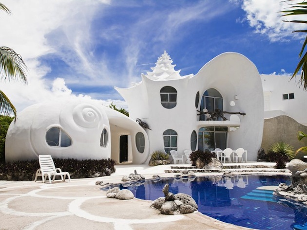 shell 2 Seashell Shaped Homes of Isla Mujeres