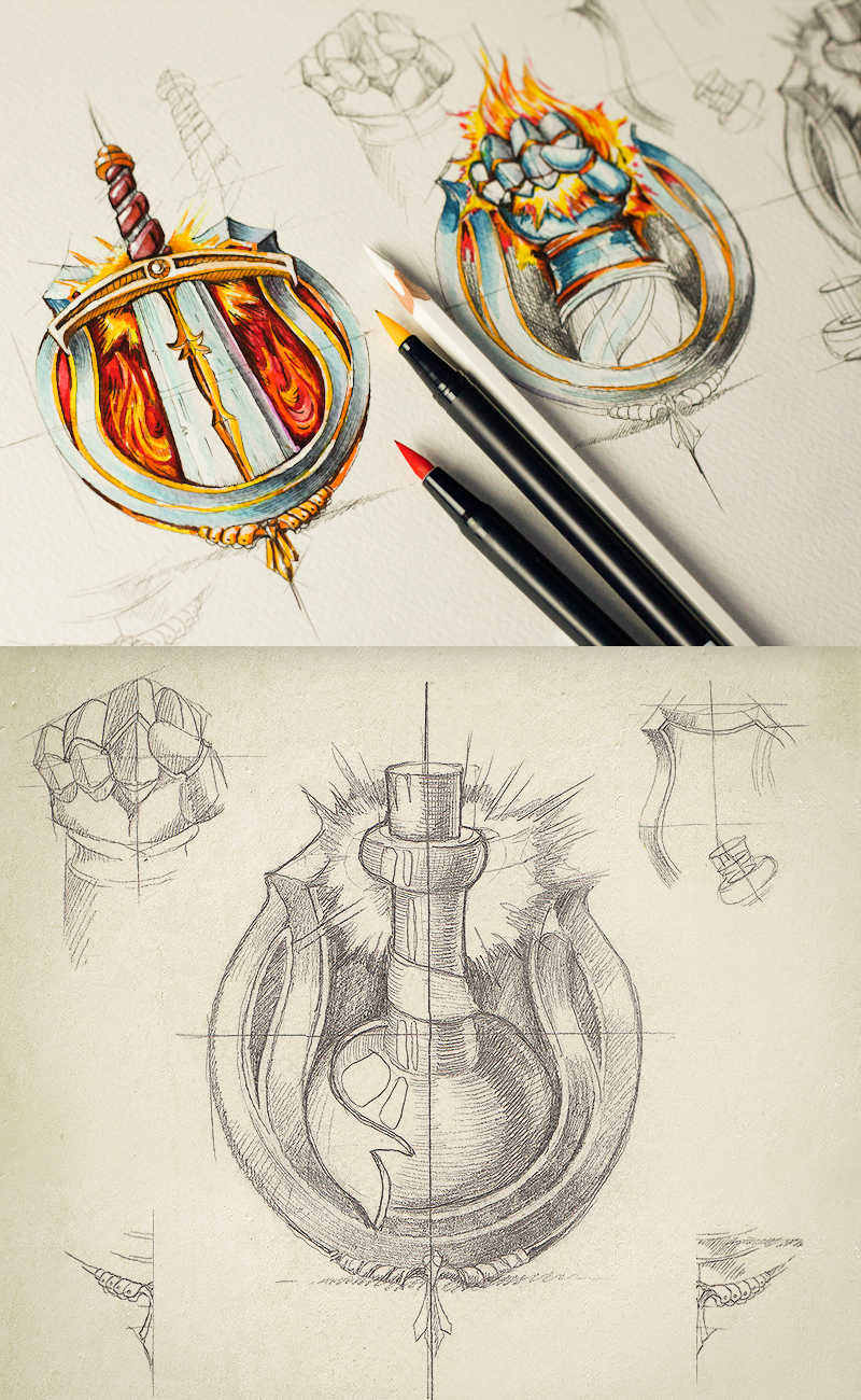 Beautiful Brainstorming: 25 Inspirational Icon Sketches sketch11 Beautiful Brainstorming: 25 Inspirational Icon Sketches