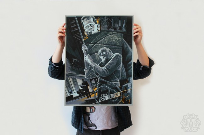 Son of Frankenstein and White Zombie Mondo Prints sof r blog61 650x433 Son of Frankenstein and White Zombie Mondo Prints