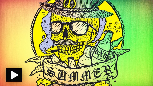 summer skull web video copy 650x365 Illustration Making Of Summer Skull