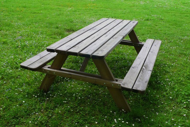 Picnic Table and Hammock in One Simple Design Picnic Table and Hammock in One Simple Design