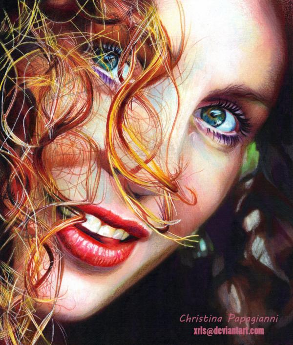 Portrait Drawings by Christina Papagianni tease by 600 706 Portrait Drawings by Christina Papagianni
