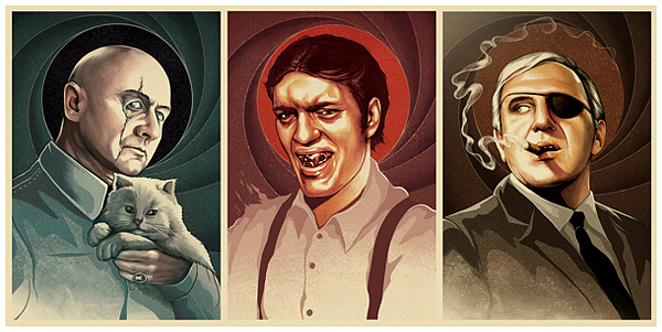 Bond Villains by MUTI 001 bond villains muti Bond Villains by MUTI