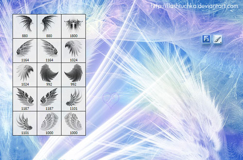10.photoshop wing brushes Collection Of Free Photoshop Wing Brushes