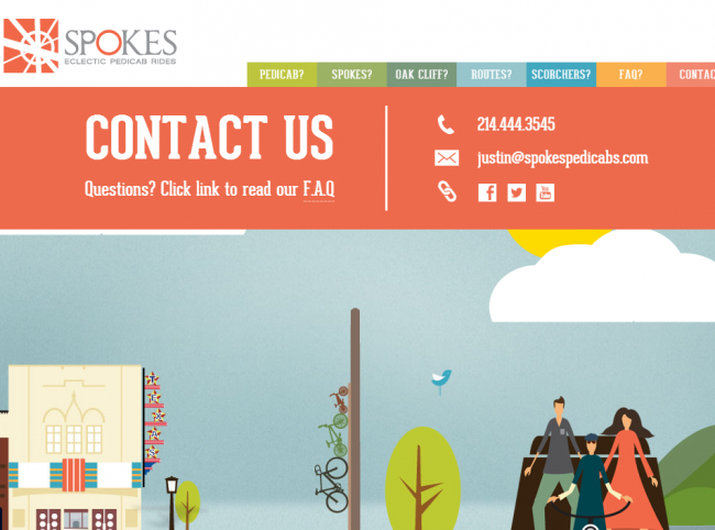 11. Spokes 650x482 15 Best Contact Us Page Examples Of Ecommerce Websites