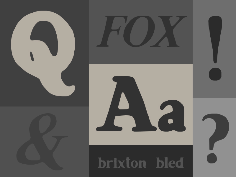 120 Font Download   Brixton Bled   A Creative Take on Vintage Printing 