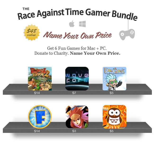 136 Name Your Own Price: The Race Against Time Gamer Bundle