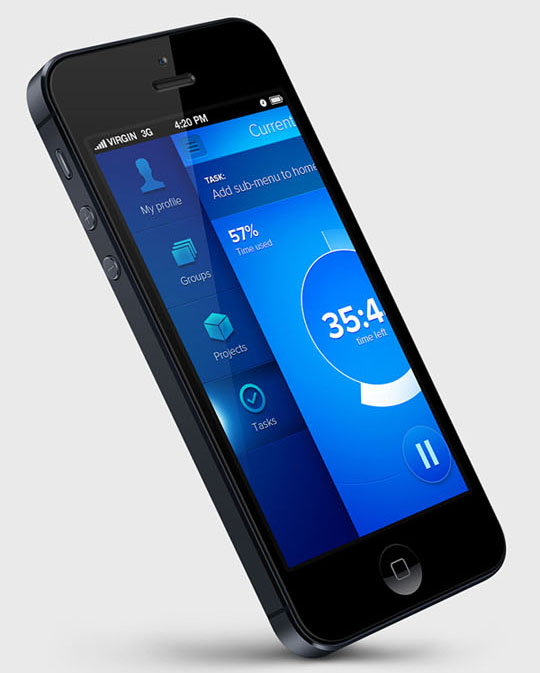 2.iphone app design1 45 Must See Mobile App Designs For Inspiration