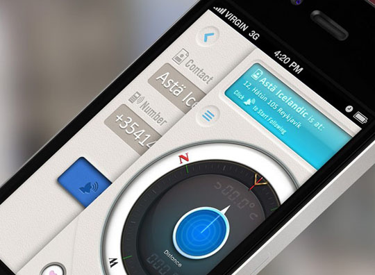 24.iphone app design 45 Must See Mobile App Designs For Inspiration