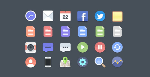 3.free flat icons  Free Flat Icon Sets for Designers