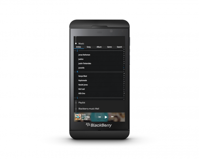 Blackberry Music Player 44 650x520 Blackberry Music Player