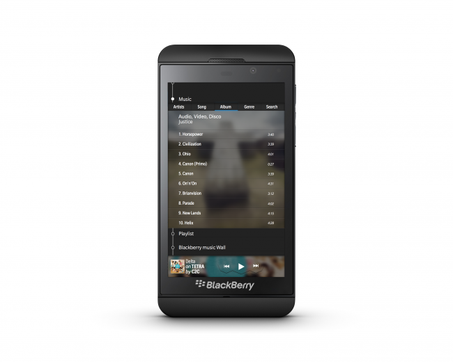 Blackberry Music Player 71 650x520 Blackberry Music Player