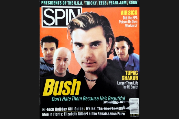 Bush 96 12 spin cover SPIN Magazine Covers of the 90s