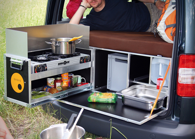 Camp Convert Any Car Into A Camper Van with Camping Box