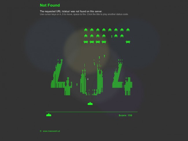 Captura de pantalla 2013 06 03 a las 09.44.01.png 650x487 404 Not found vs. Space Invaders by Mass:Werk