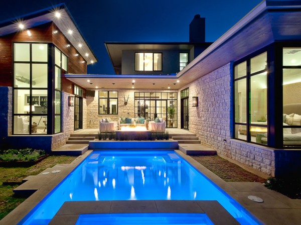Cozy Luxury Home 14 600x448 Cozy Luxury Home by Cornerstone Architects