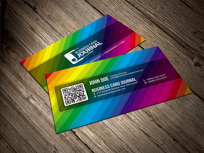 Free Business Card Templates by Business Card Journal Creative Business Card Template 0002 Color Spectrum 650x487 Free Business Card Templates by Business Card Journal