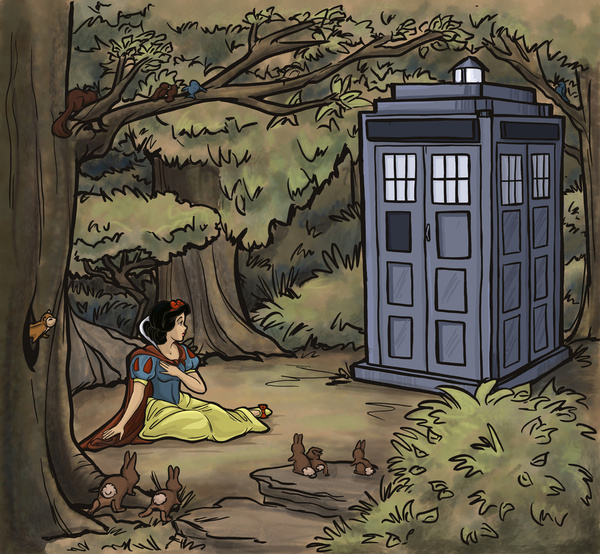 Doctor Who Meets Disney Princesses Disney Princesses TARDIS 5 Doctor Who Meets Disney Princesses