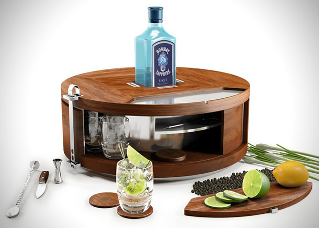Gin Lazy Susan Inspired Gin Wheel Station